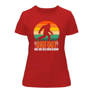 Bigfoot Hide And Seek T-Shirt for Women